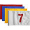 Einfarbige Flagge des Golfgolfs, die Zielflagge, digitale Flagge des Golfs, fournisseur